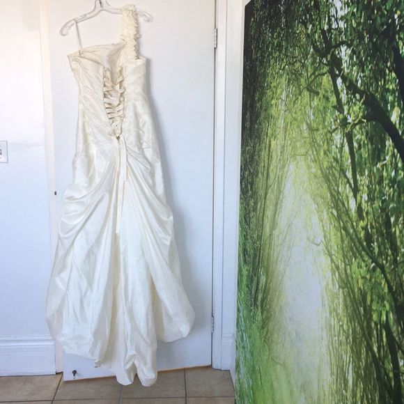 Like New Never Altered or Worn Wedding Dress - Picture 3 of 8